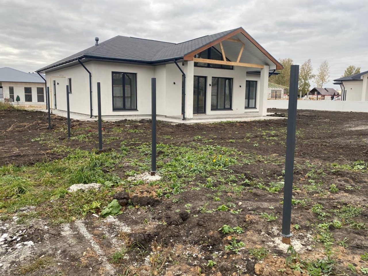 Одноэтажный дом дом из газобетона